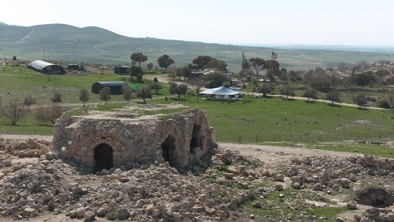 שרידים עתיקים בחורבת זעק